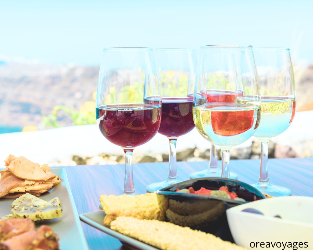 Dégustation du vin de Santorin